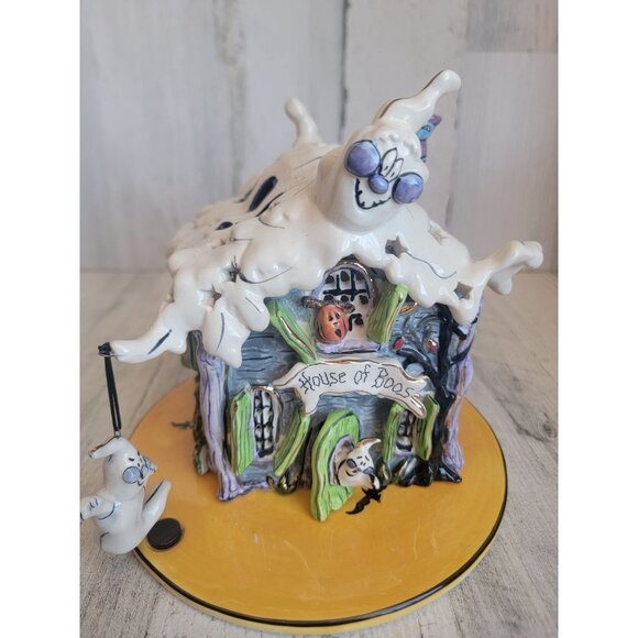 Blue Sky House of boos tea‎ light ceramic holder candle - Picture 7 of 15